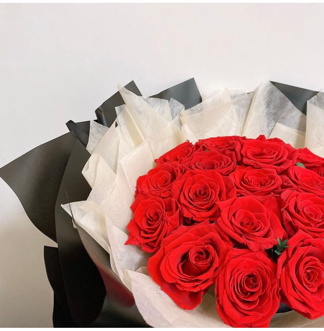 現貨款 -| 保鮮花|- 19支經典紅玫瑰花束